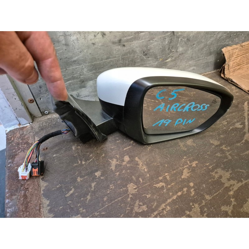 LUSTERKO PRAWE CITROEN C5 AIRCROSS 19 PIN ASYSTENT PASA RUCHU STAN BDB