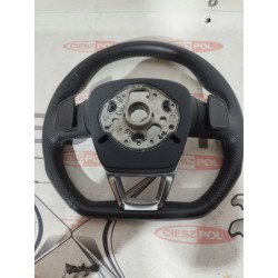 KIEROWNICA SKÓRA AUDI SQ7 Q7 SQ8 Q8 JAK NOWA ORYGINAŁ 4M8419091E