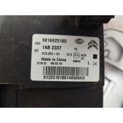 LAMPA PRZÓD LEWA CITROEN C5 AIR CROSS ORYGINAŁ 9816925180